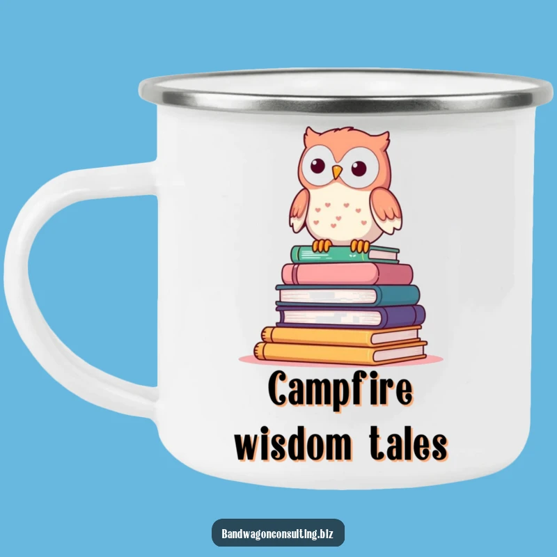 Funny Owl Camping Mug - Durable Wobbly Wisdom Gift