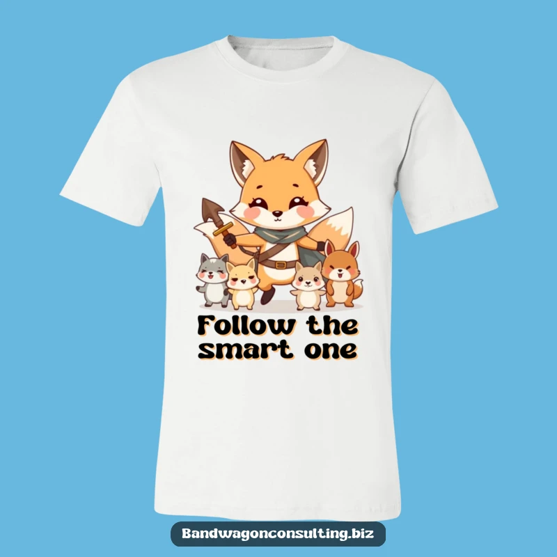Funny Fox Leader T-Shirt - Charming Escort Tee Gift