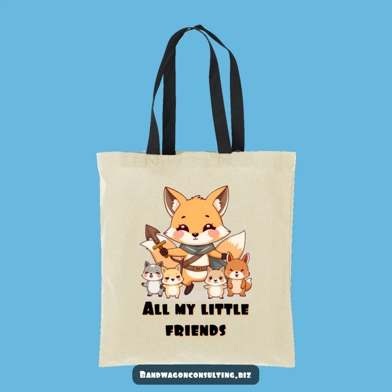 Funny Fox Tote Bag - Charming Leader's Companion Gift
